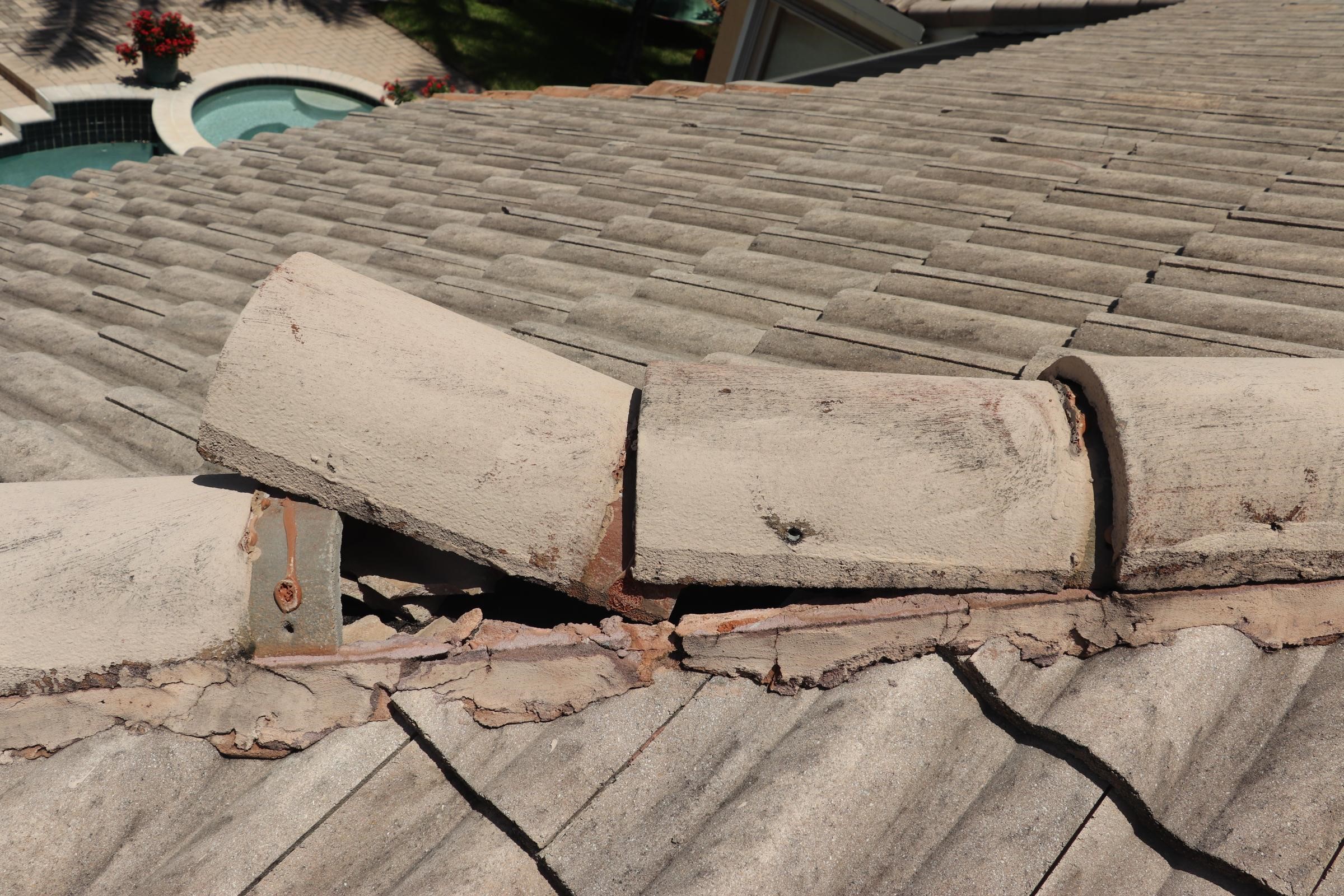Concrete and Clay Roof Tiles Identifying Damage